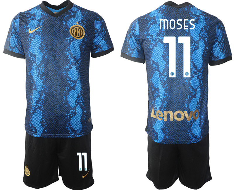 Men 2021-2022 Club Inter Milan home blue #11 Nike Soccer Jersey